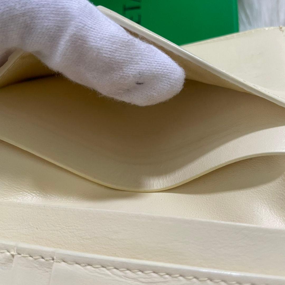 ボッテガヴェネタ カセット マキシ イントレチャート 二つ折り 財布 イエロー