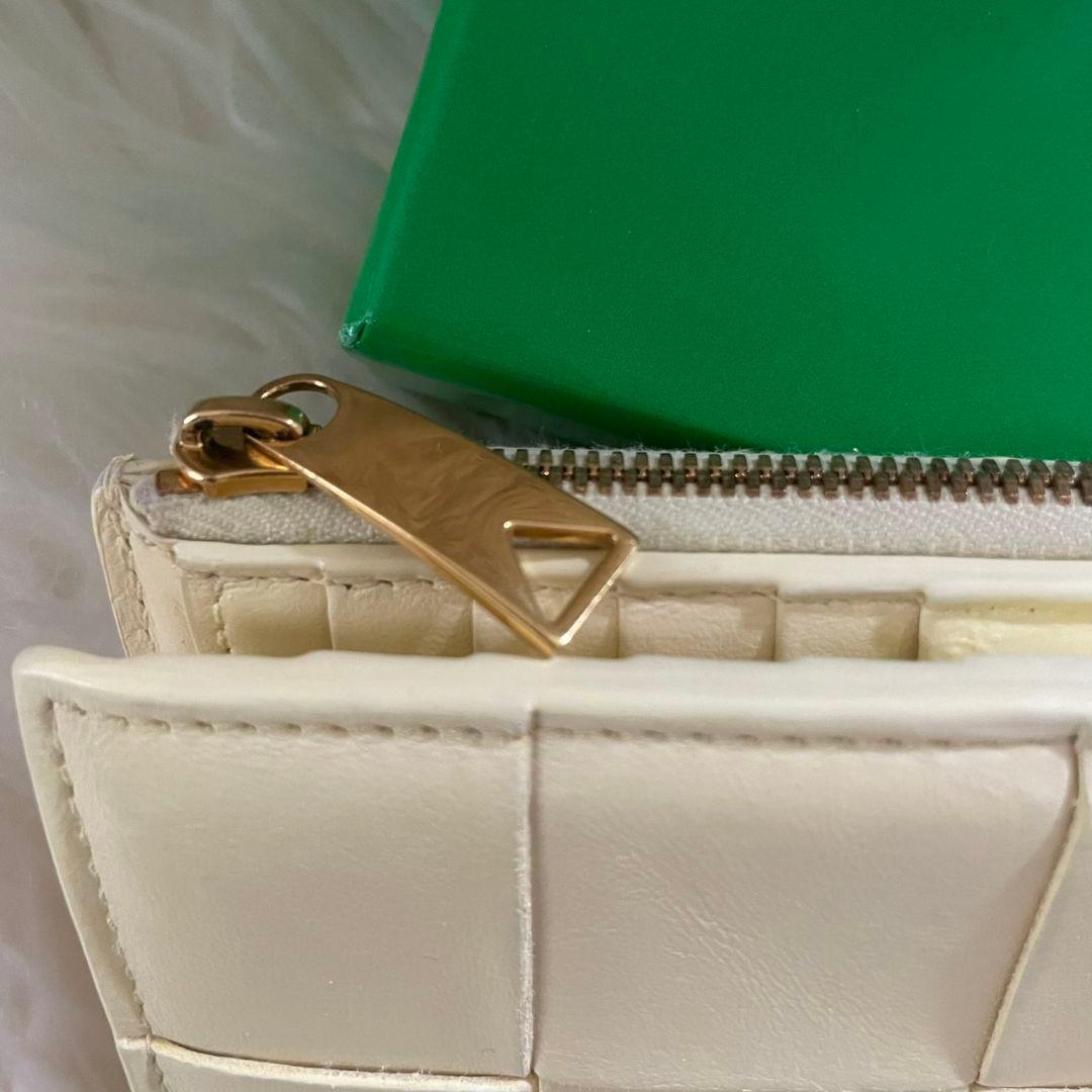 ボッテガヴェネタ カセット マキシ イントレチャート 二つ折り 財布 イエロー