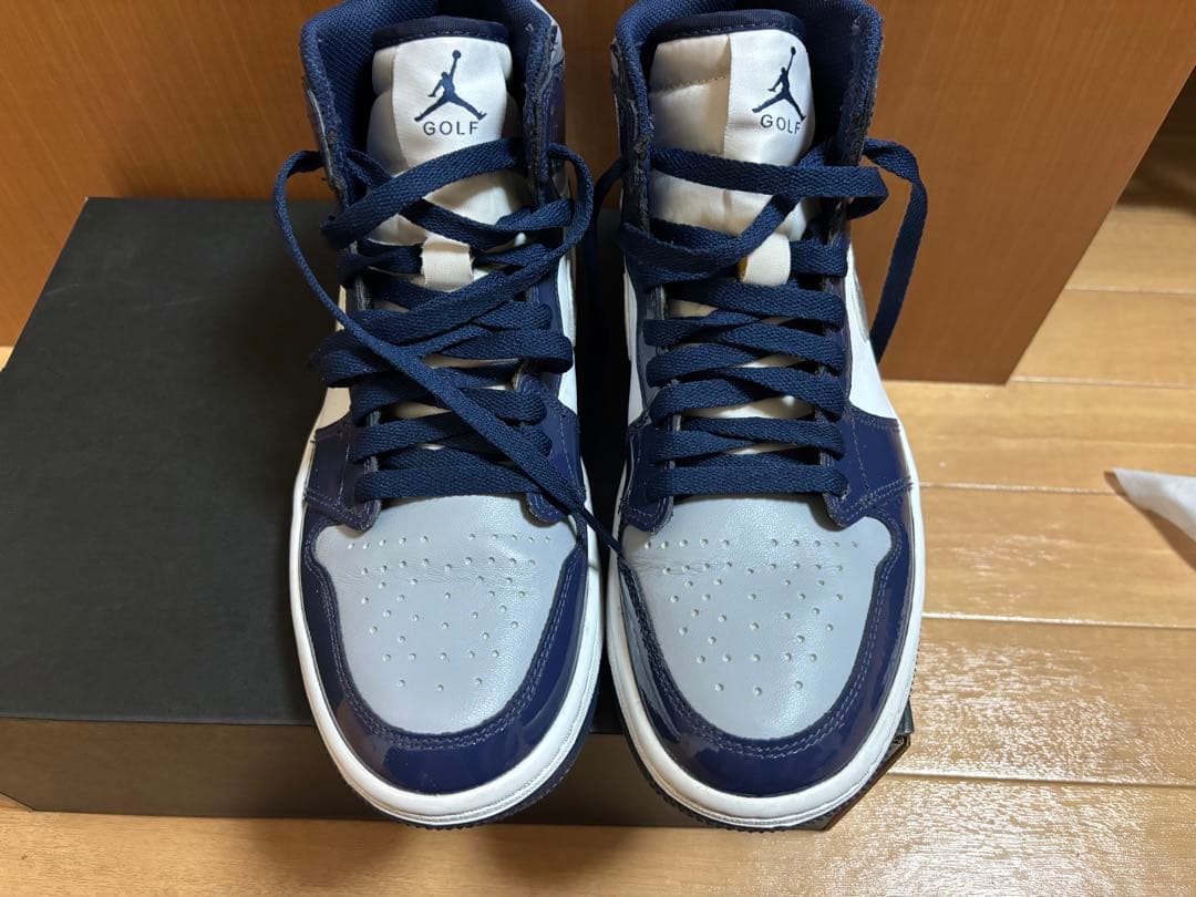 Nike Air Jordan 1 ゴルフシューズ ネイビー　ナイキ