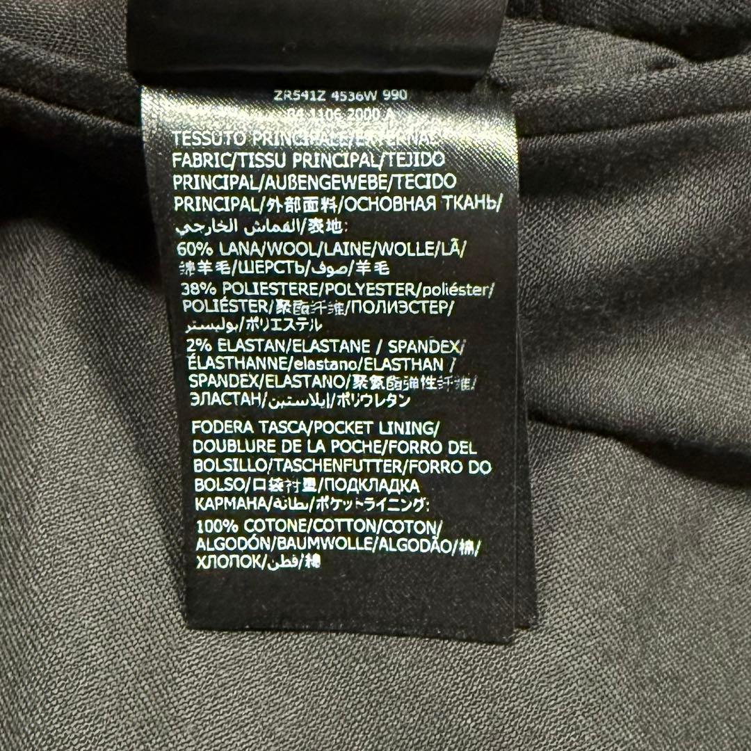 美品♡インコテックス 1.0 TAPERED FIT ウール ストレッチ 黒 L