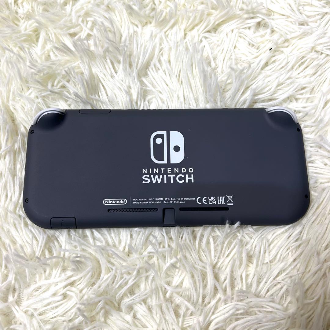 【数回程度使用のみ】 極美品 ニンテンドースイッチライト グレー 任天堂