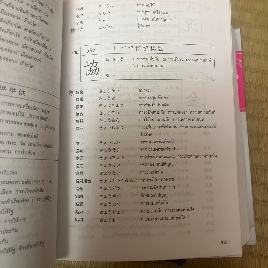 【タイ語】漢字辞典 携帯版 田中義久著