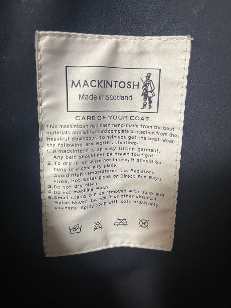 【希少】【美品】マッキントッシュハイク　ゴム引き　ライナー付き