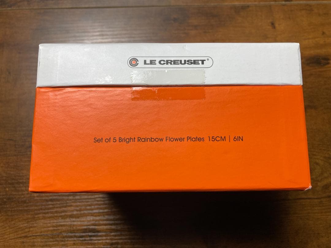【新品未開封】ル・クルーゼ　フラワープレート　15cm Sサイズ　5枚セット