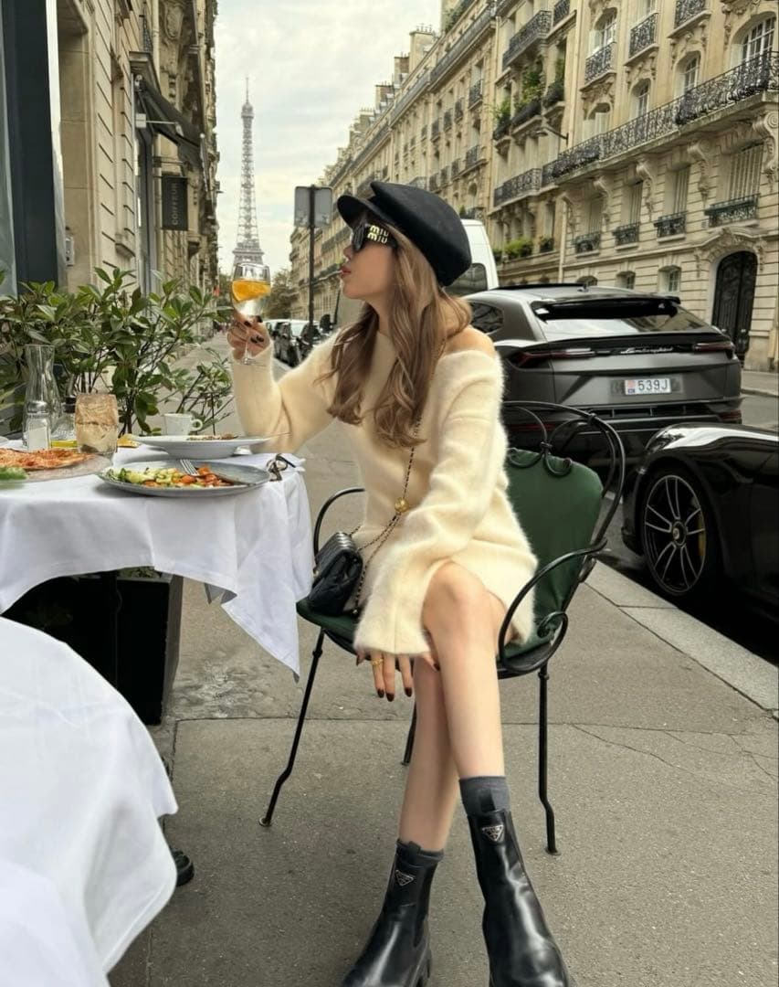 the toe Richmond Angora Sweater ミニワンピース