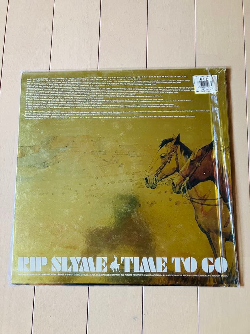 RIP SLYME TIME TO GO アナログレコード