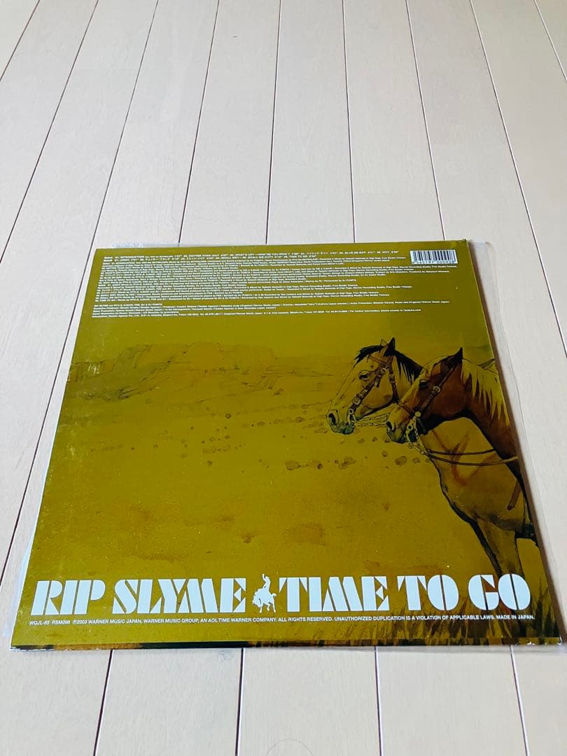 RIP SLYME TIME TO GO アナログレコード