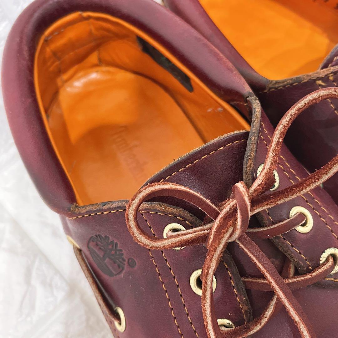 限定値引✨ティンバーランド デッキシューズ 3eye クラシック バーガンディ