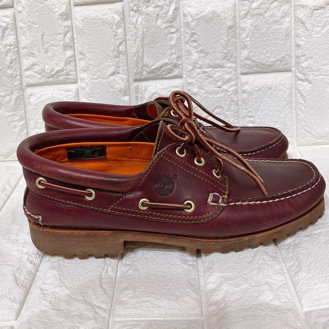 限定値引✨ティンバーランド デッキシューズ 3eye クラシック バーガンディ