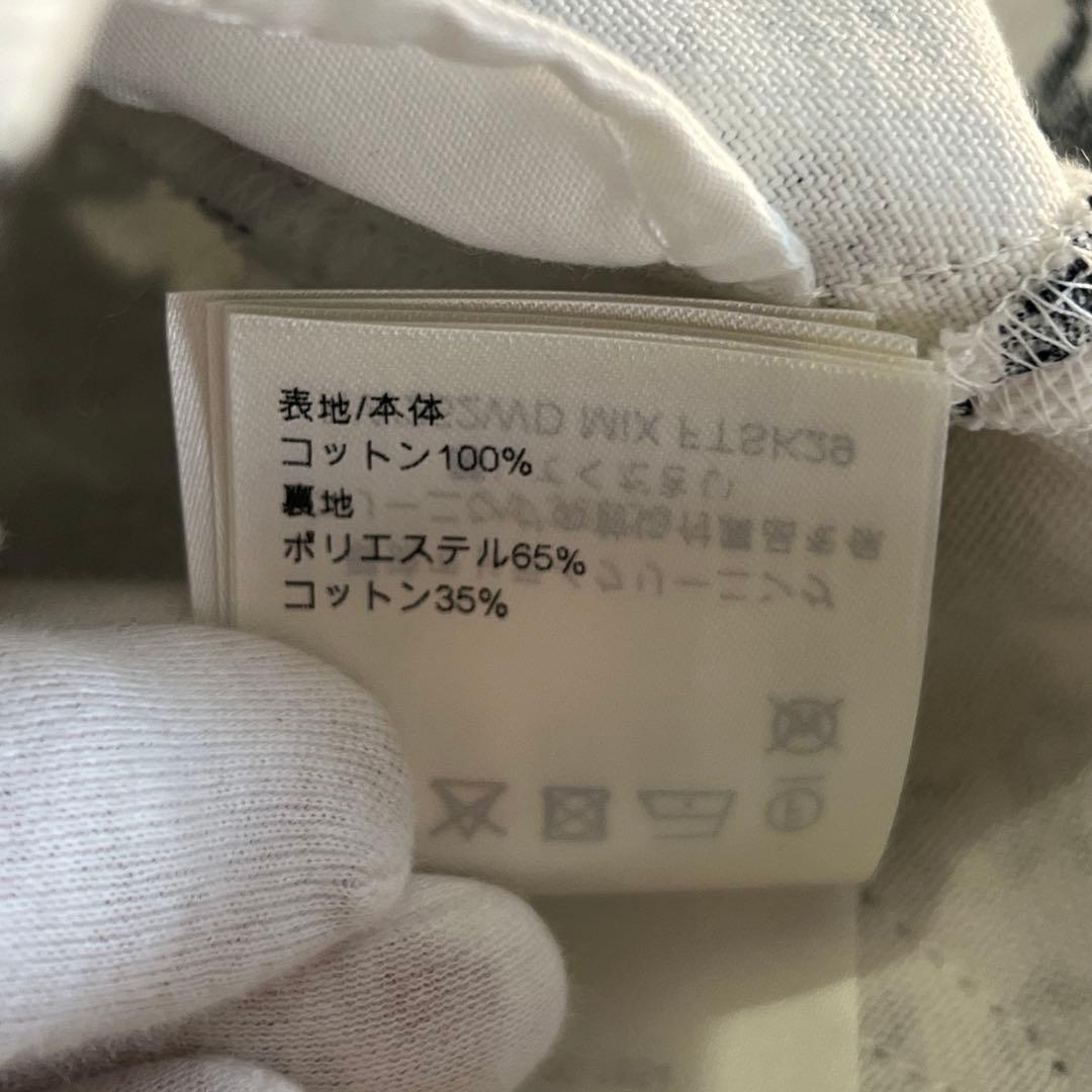 LOUISVUITTON ブラーリィ　モノグラム　ミニスカート　デニム　ホワイト