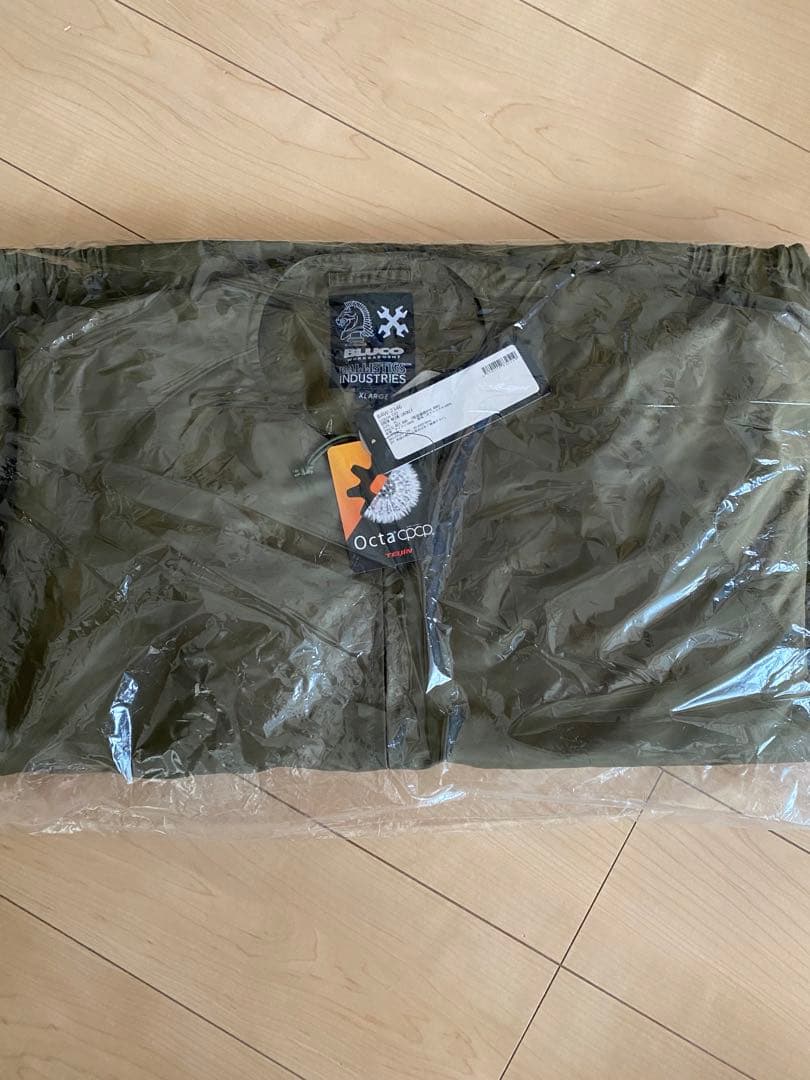 XLサイズ　ブルコ　BLUCO ノーカラージャケット　オリーブ　コラボ新品未使用