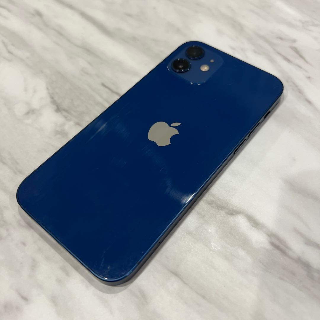 【ジャンク品】Apple iPhone 12 ブルー　本体 箱あり