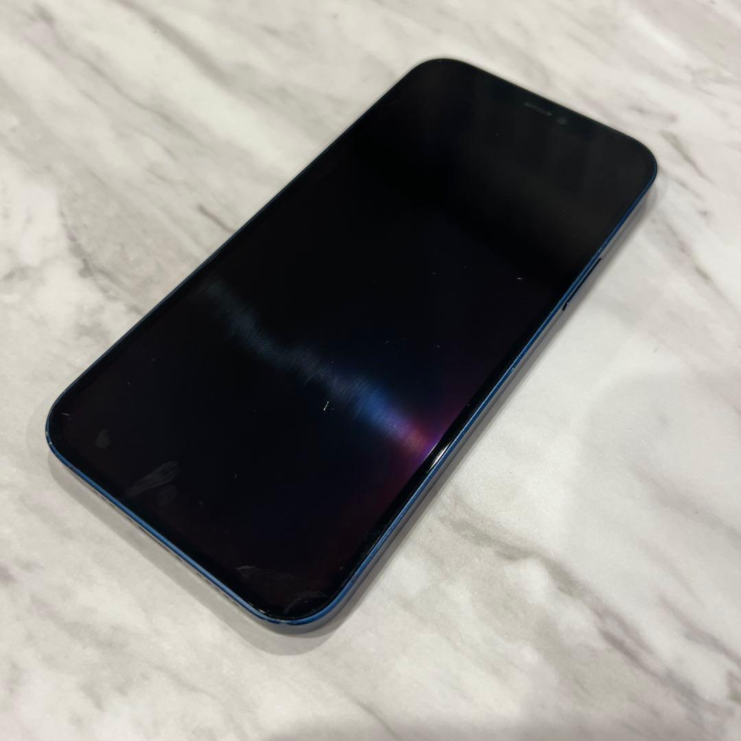 【ジャンク品】Apple iPhone 12 ブルー　本体 箱あり