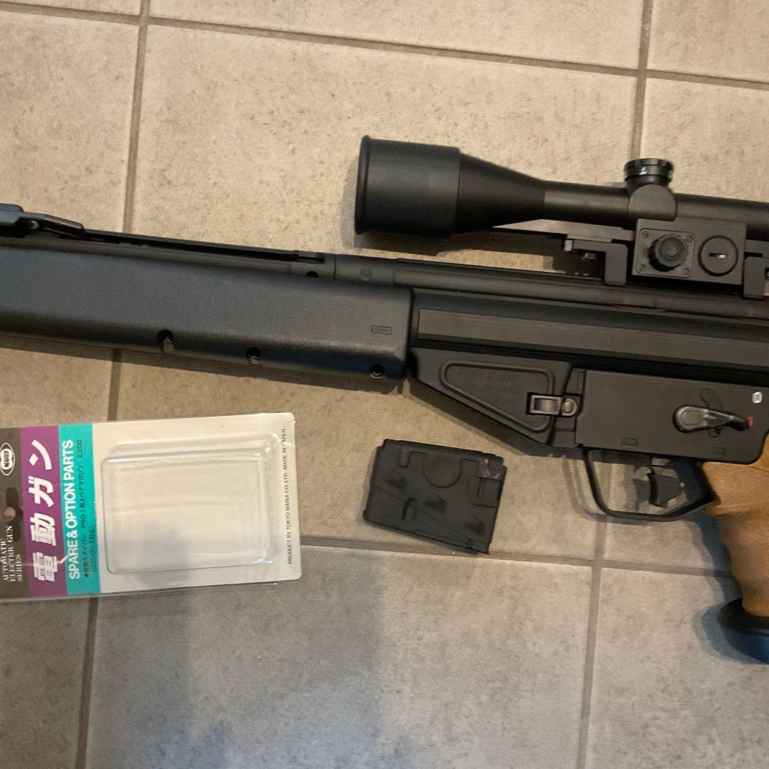 91m/s東京マルイ純正電動ガンスナイパーライフルPSG-1良品メンテ済み