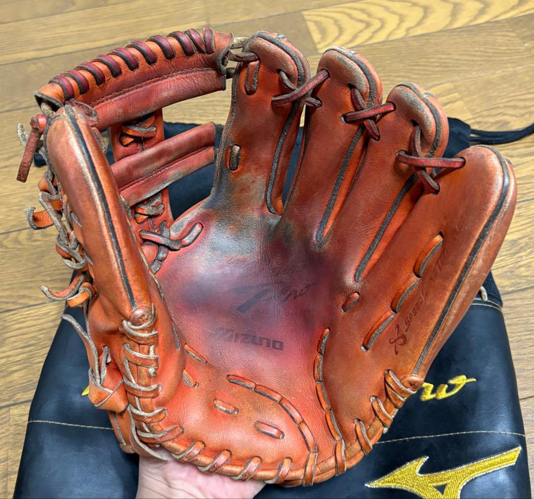 Mizuno Pro ブラウンレザーグローブ