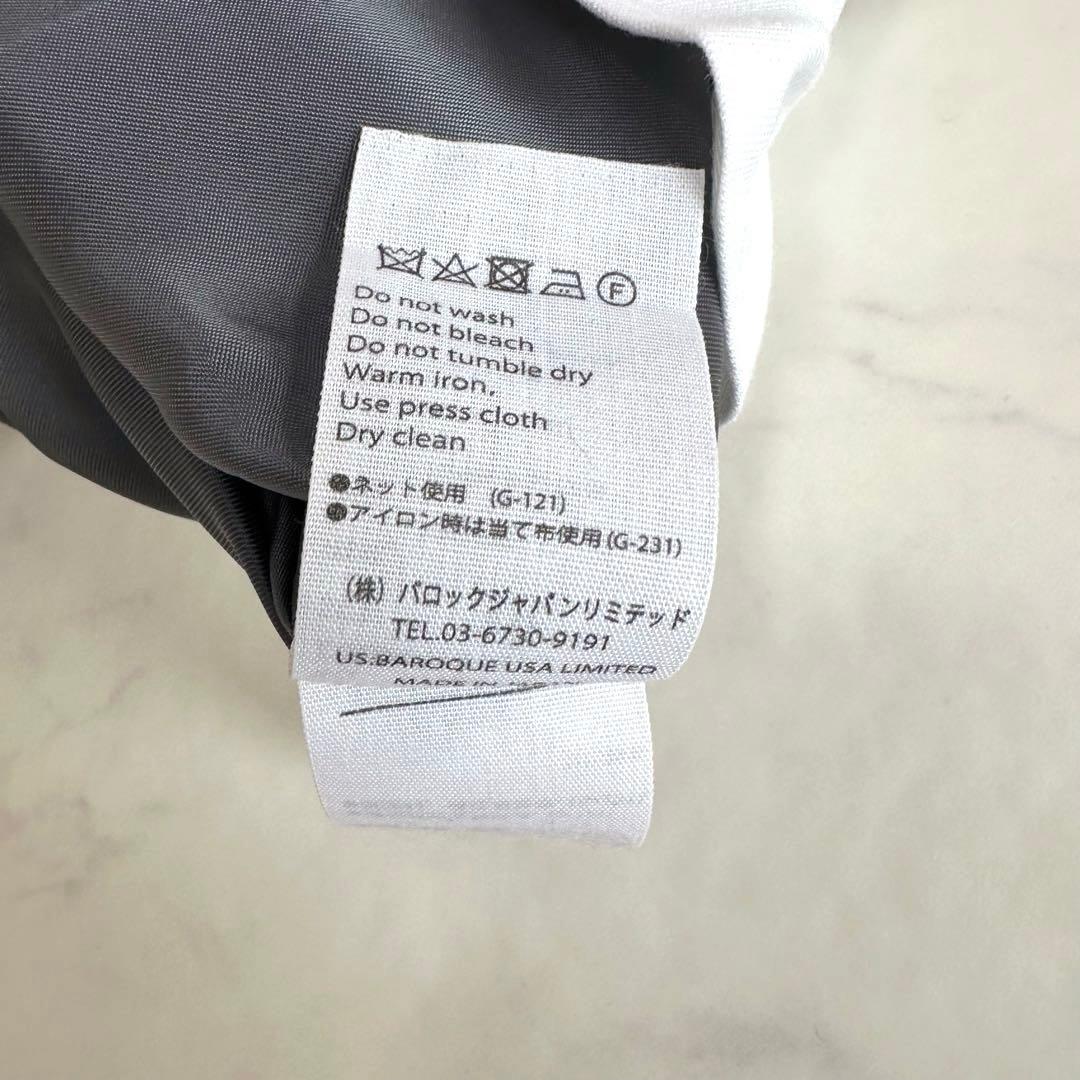 美品ENFOLD エンフォルド ロールアップクロップドパンツ ウール グレー38