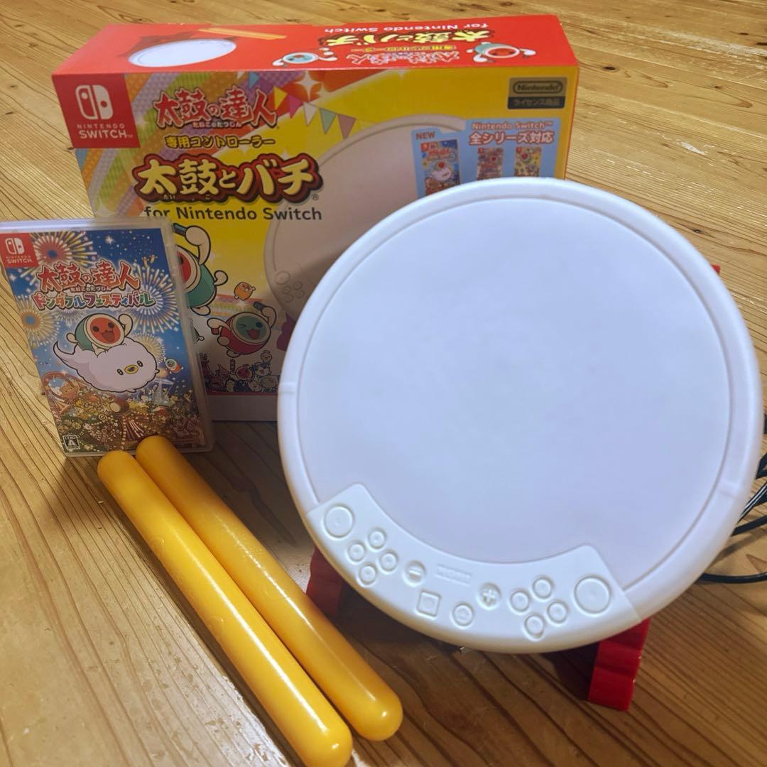 太鼓の達人　ドンダブルフェスティバル　太鼓とバチ