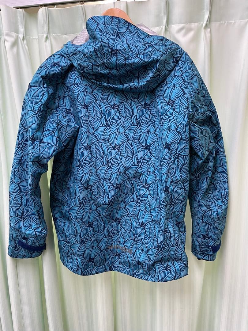 美品　SHIMANO XL レインウェア 上下セット　青葉柄　ドライシールド