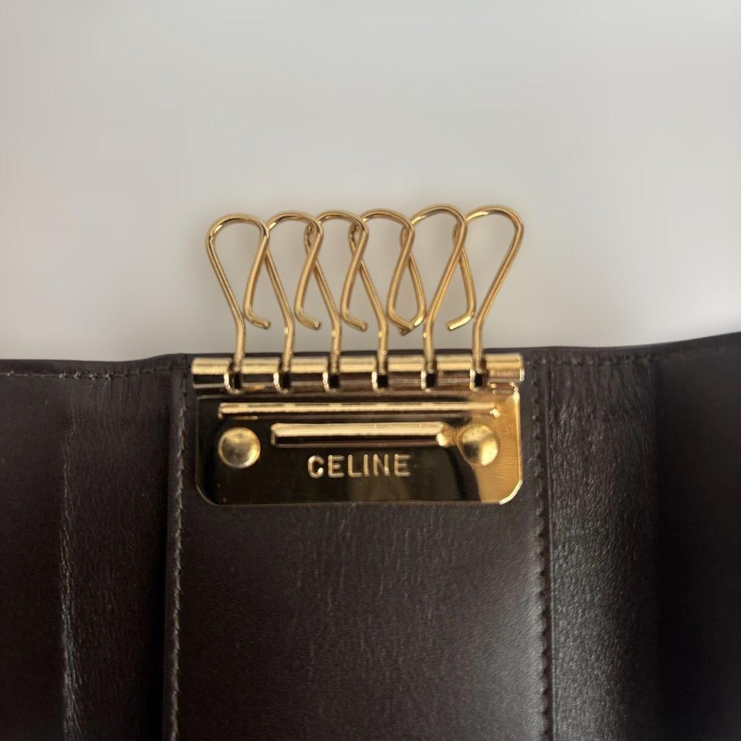 未使用　CELINEマカダム　キーケース６連