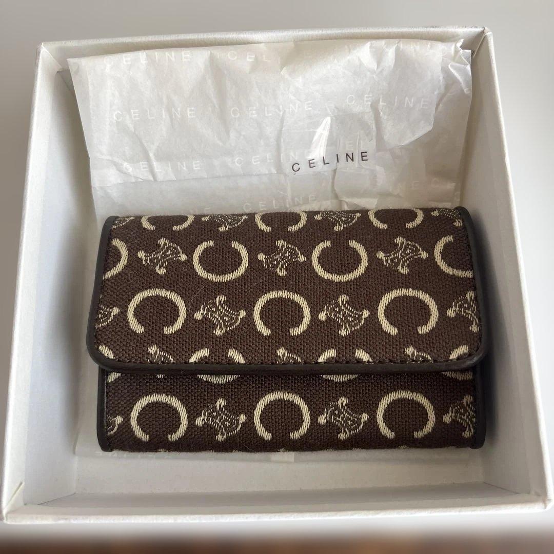 未使用　CELINEマカダム　キーケース６連