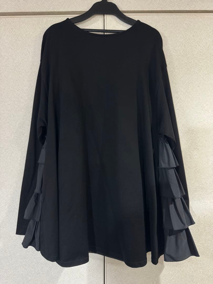 【rosymonster】 バックティアードチュニック ブラック