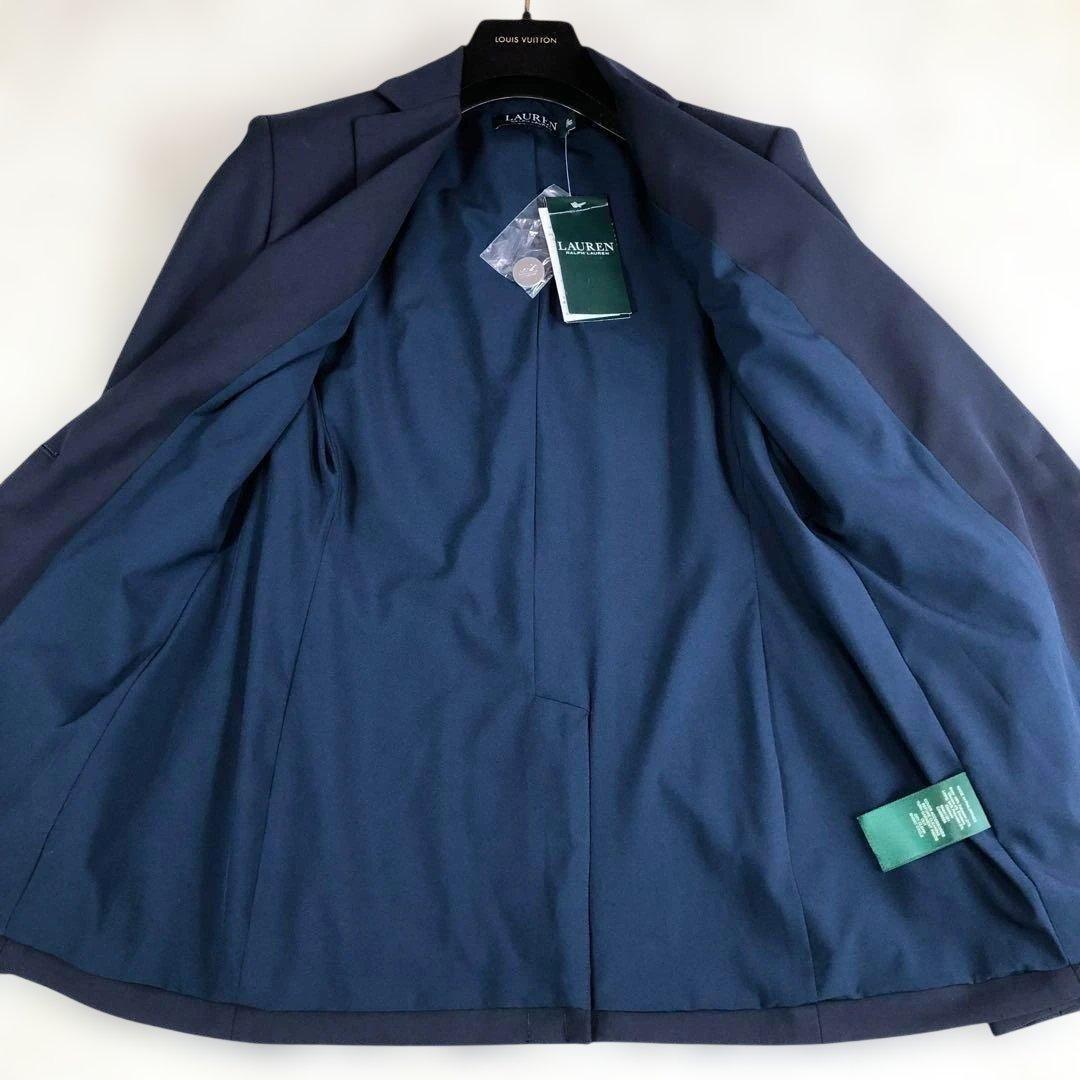 未使用 タグ付 ラルフローレン テーラードジャケット 紺ブレ メタルボタン XS