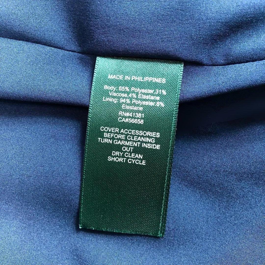 未使用 タグ付 ラルフローレン テーラードジャケット 紺ブレ メタルボタン XS