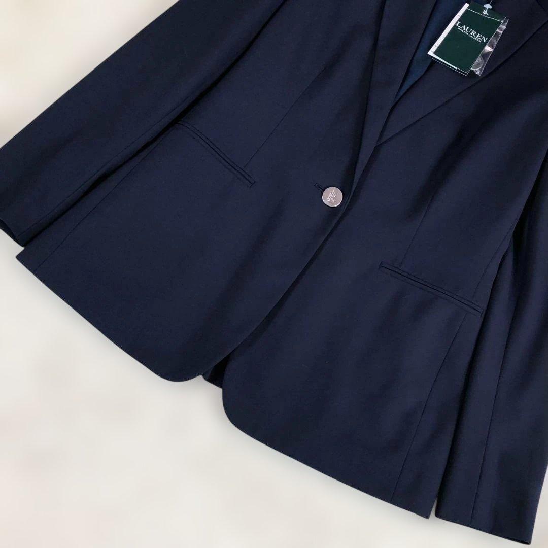 未使用 タグ付 ラルフローレン テーラードジャケット 紺ブレ メタルボタン XS
