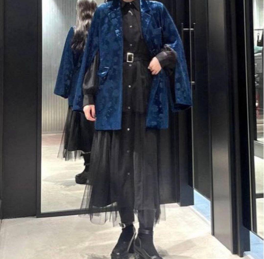 正規品HARE　大人気ヴィンテージ　ソデアキビッグジャケット　ベロア　花柄