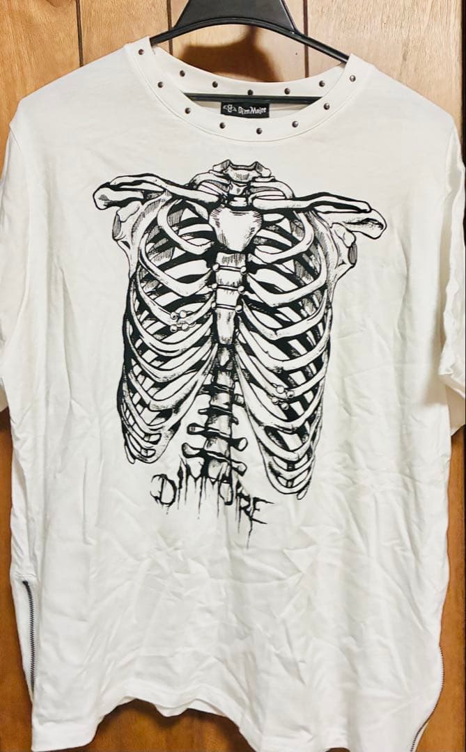 DimMoire Piercing 肋骨 BIG Tシャツ White