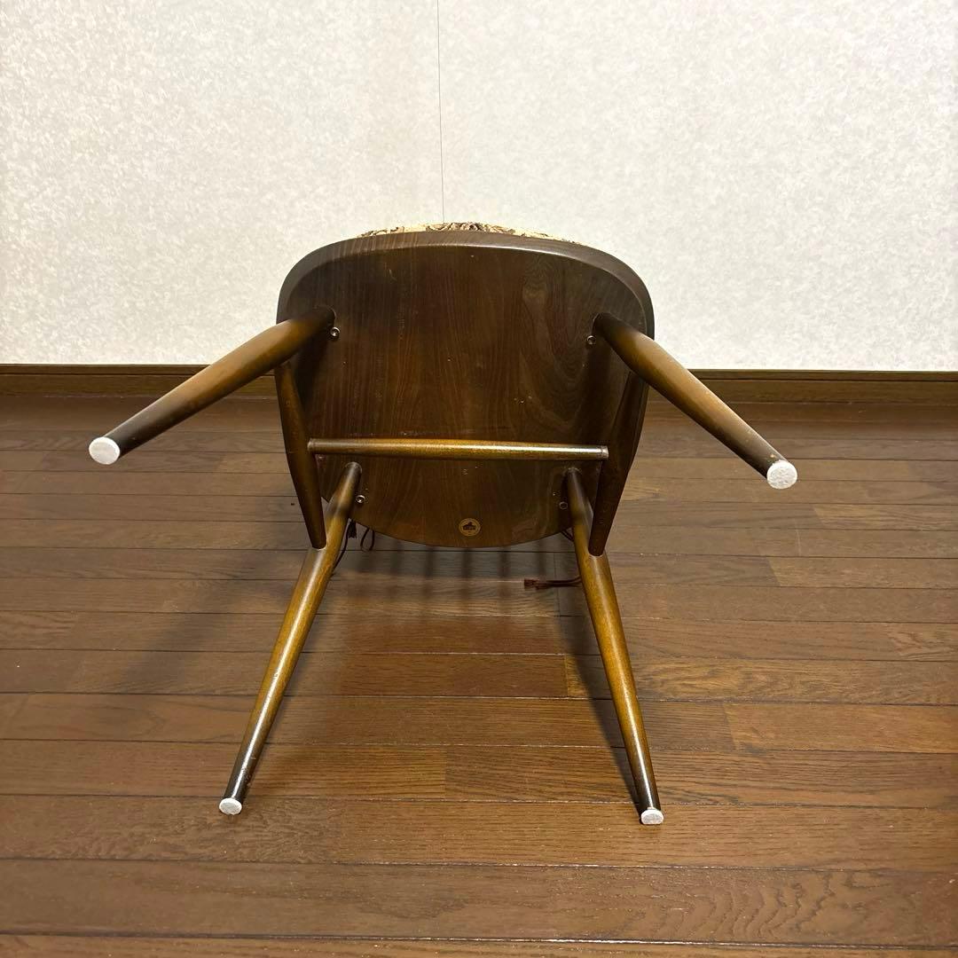【良品】ERCOL クエーカーチェア クッション付
