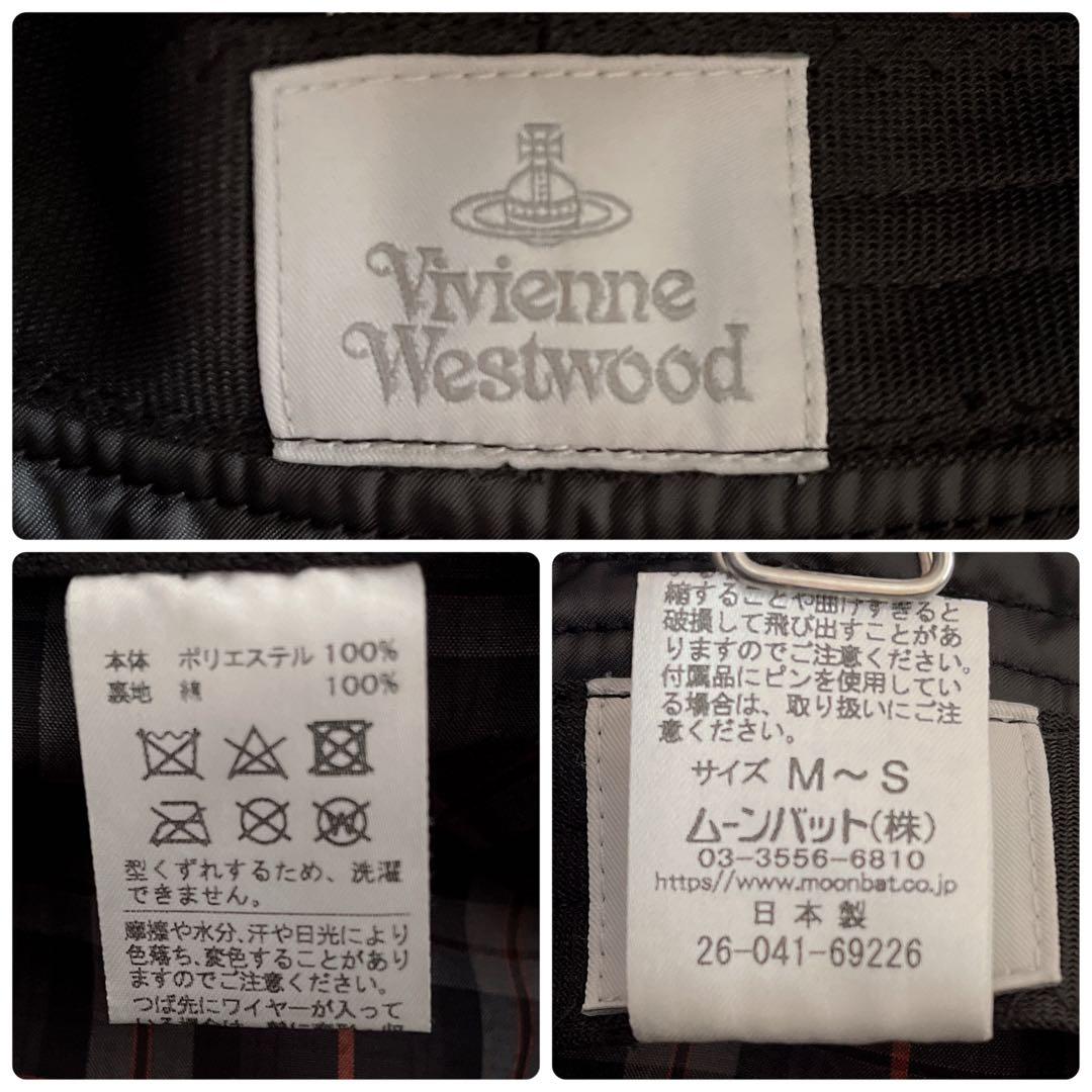 【美品】VivienneWestwood バケットハット　ブラック　オーブロゴ