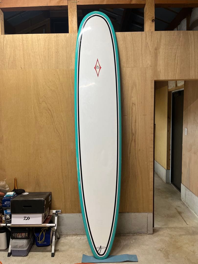 Hap Jacobs ロングボード ホワイト/ターコイズ