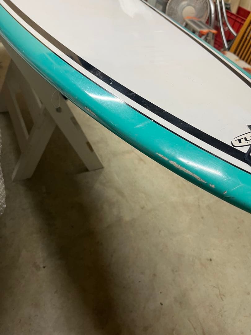 Hap Jacobs ロングボード ホワイト/ターコイズ