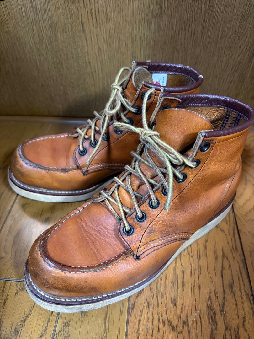 レッドウィング　アイリッシュセッター　875茶色　7e 縦羽タグ