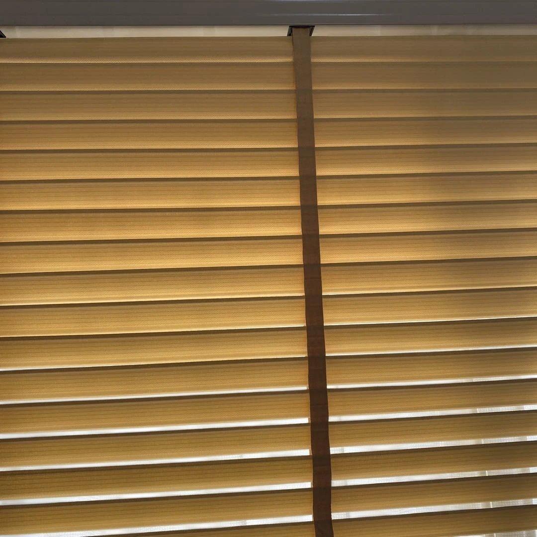 タチカワブラインド ソフトブラインド ライトブラウン、ベージュ立川×2台セット