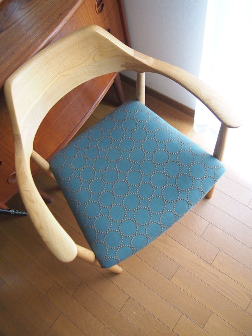 ＿さん専用 ミナペルホネン アームチェア ハンドメイド タンバリン 生地 椅子