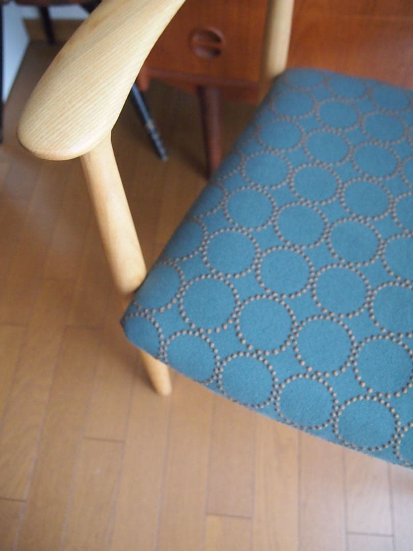 ＿さん専用 ミナペルホネン アームチェア ハンドメイド タンバリン 生地 椅子