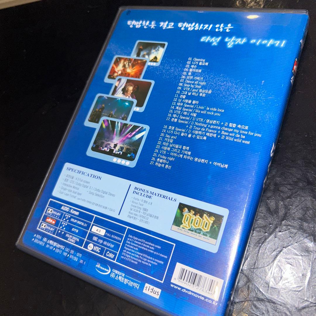 K-POP・アジア (971) god live concert 2001 DVD