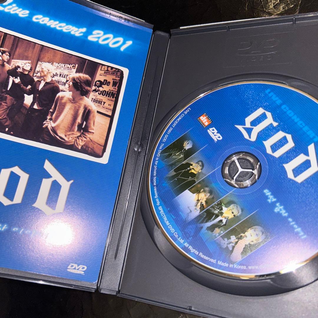 K-POP・アジア (971) god live concert 2001 DVD