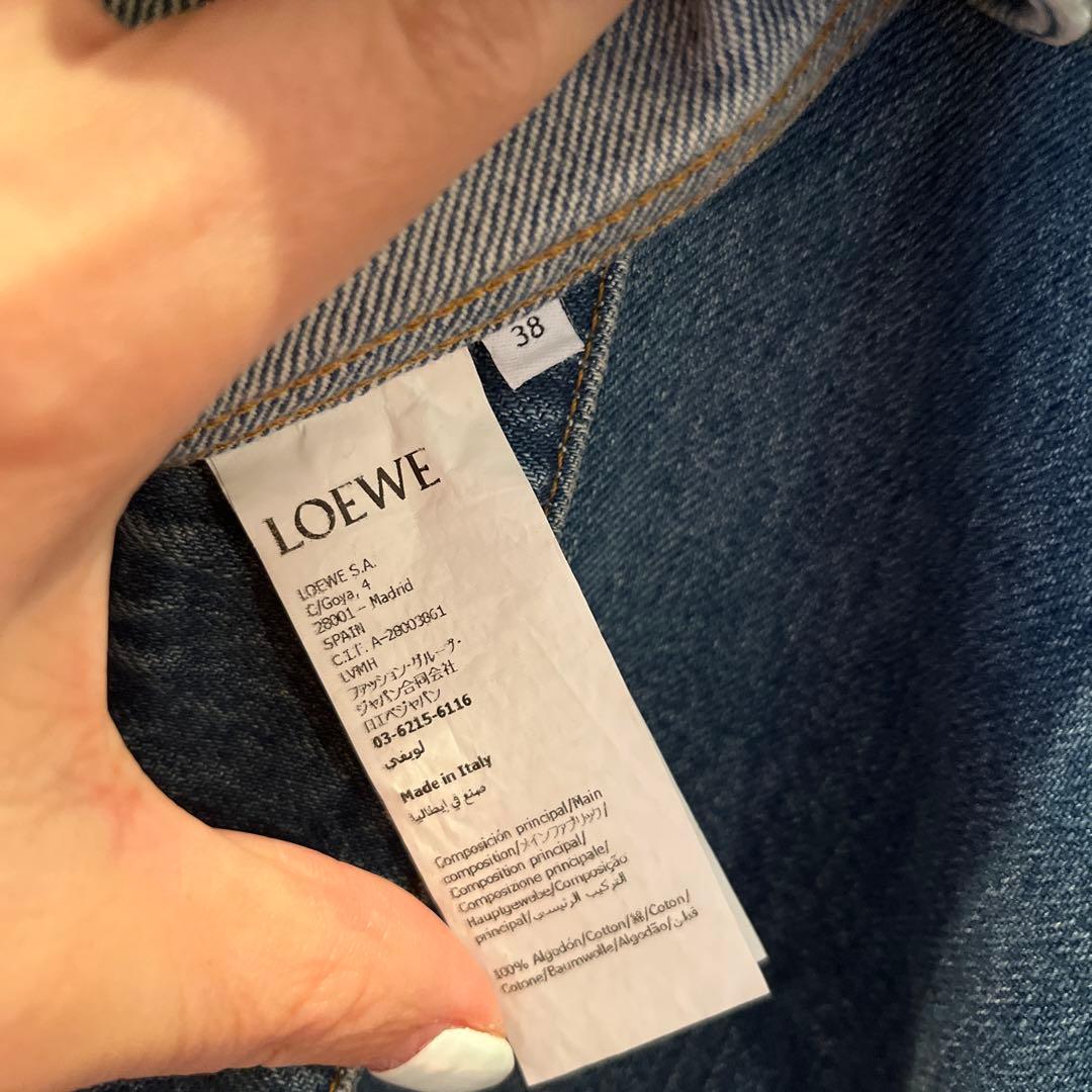 ロエベLOEWEトラペーズデニムジャケットGジャン❤️滝沢真規子タキマキ