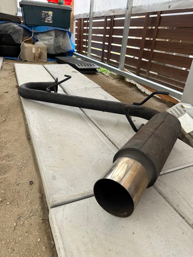 MAZDAロードスターNB6C NB8C 砲弾型リアピースストレートマフラー