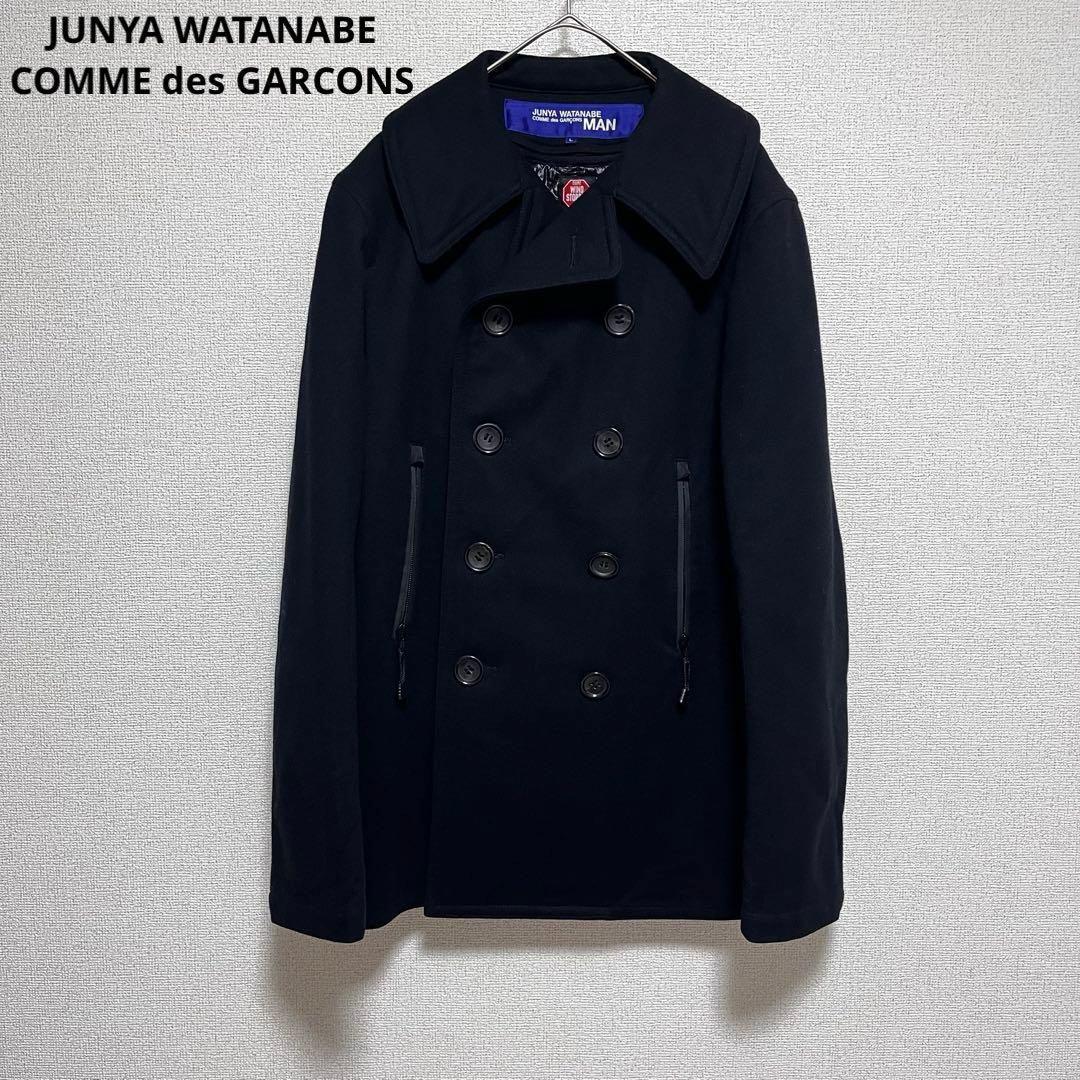 美品　ジュンヤワタナベ　コムデギャルソン マン　ライナー　カシミヤ　ピーコート