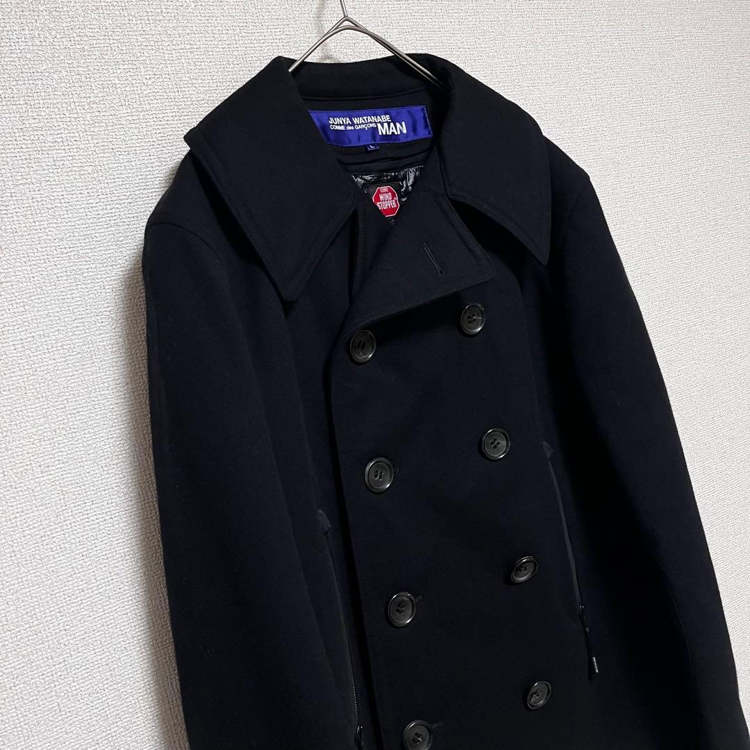 美品　ジュンヤワタナベ　コムデギャルソン マン　ライナー　カシミヤ　ピーコート