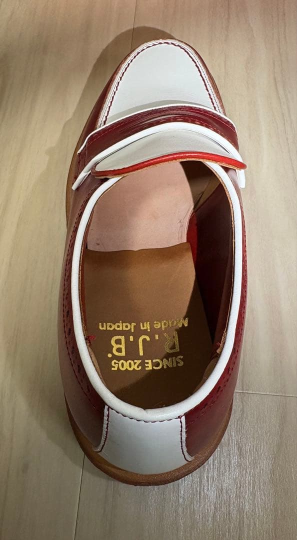 新品未使用　R.J.B × フラットヘッド　プレミアムローファー　サイズ7