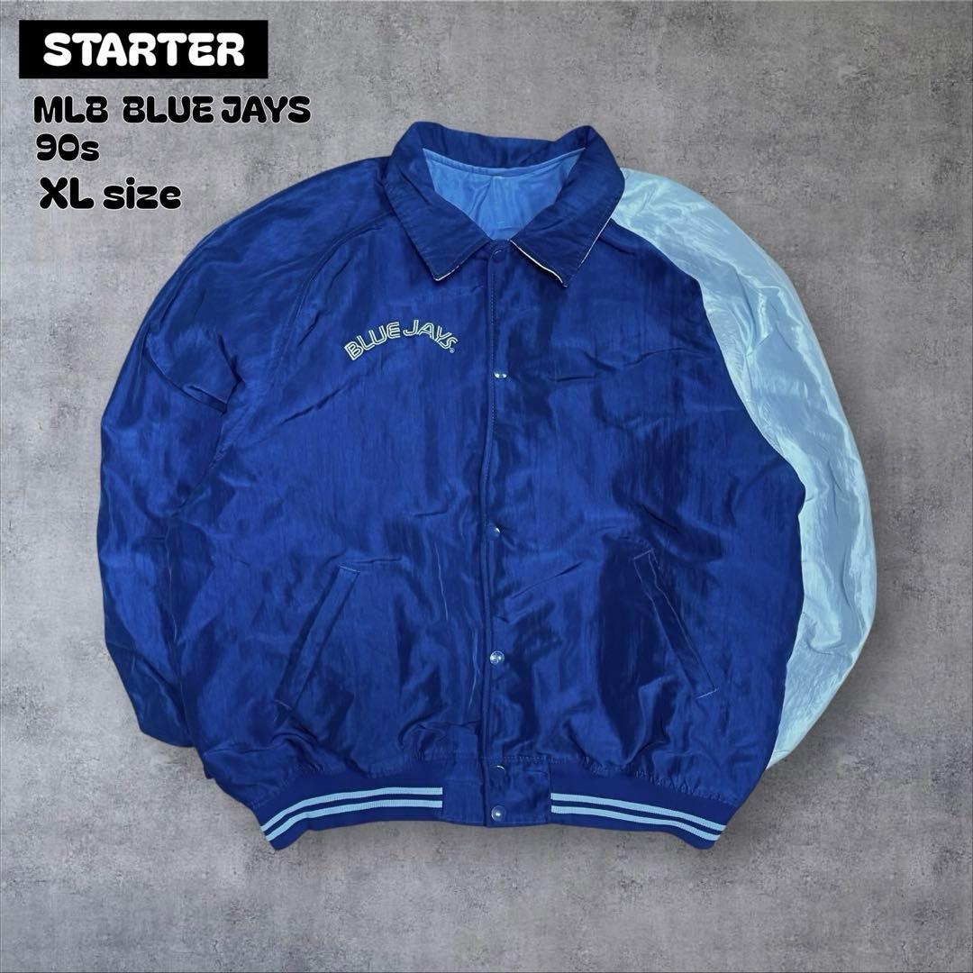 90sSTARTERMLBトロントブルージェイズナイロンスタジャンXL USA製