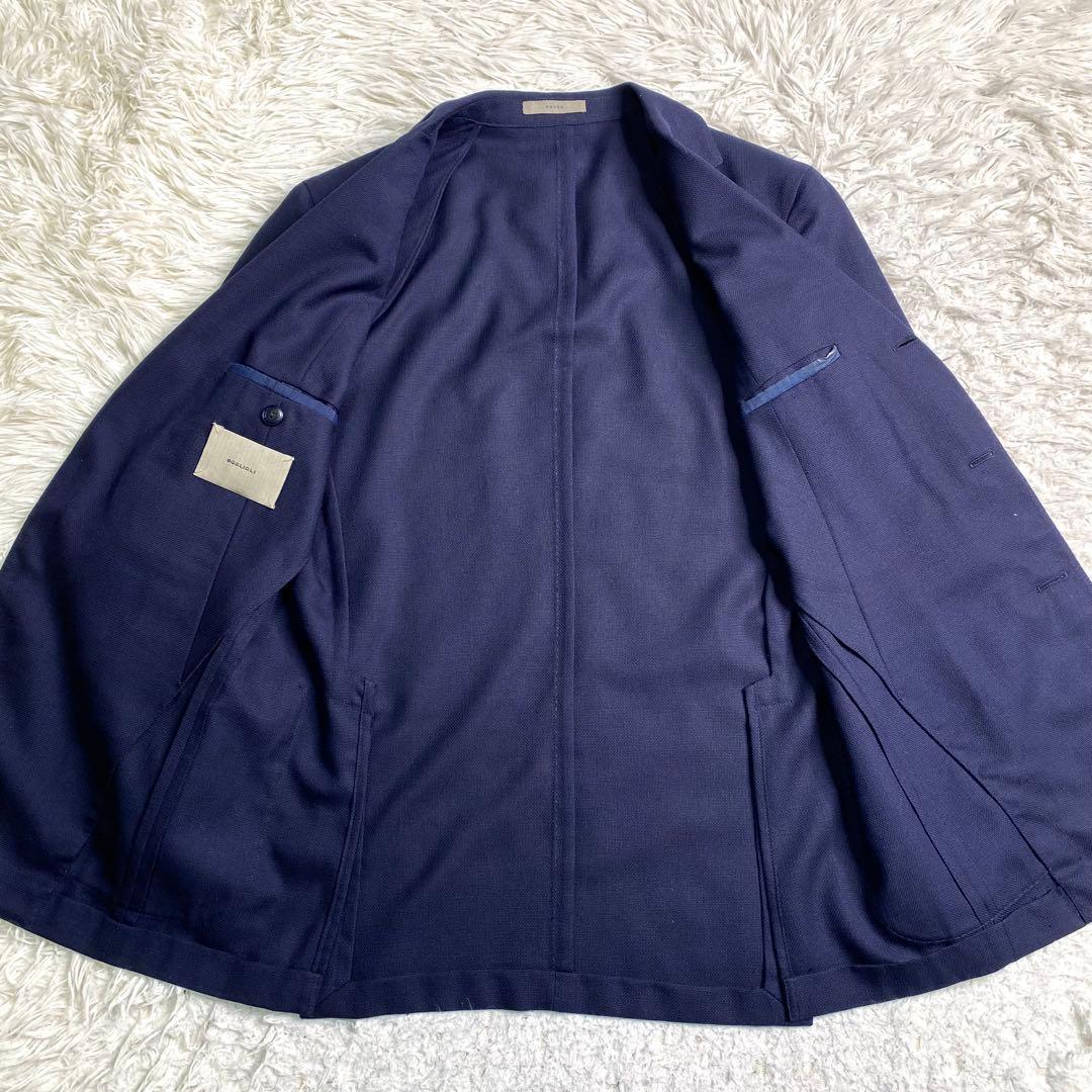 良品✨ボリオリ テーラード Dover シェルボタン アンコン ネイビー L