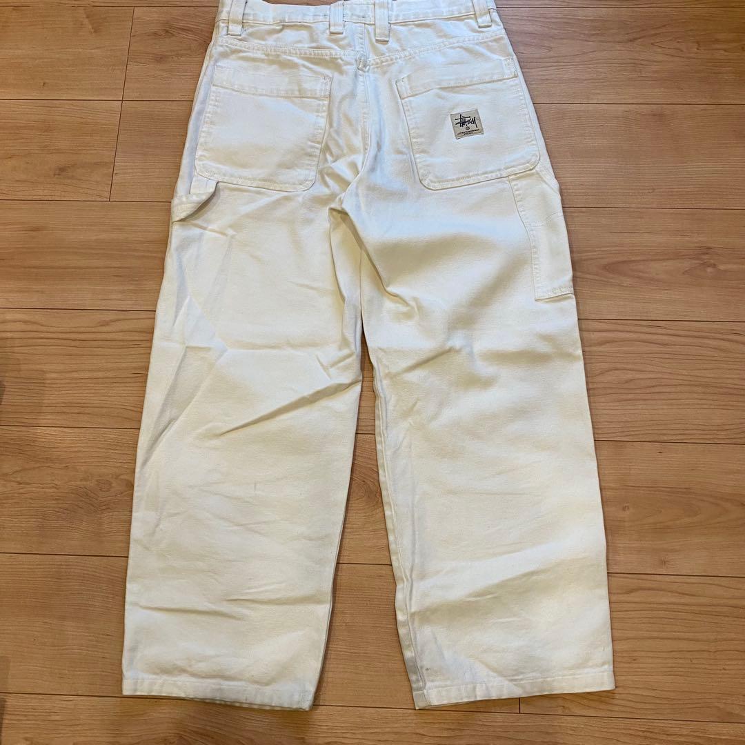 Stüssy ワークパンツ サイズ28 ホワイト