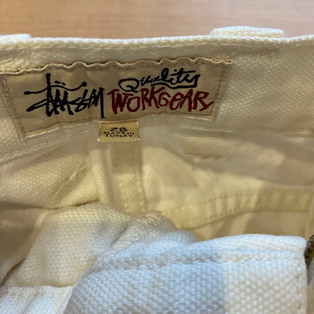 Stüssy ワークパンツ サイズ28 ホワイト