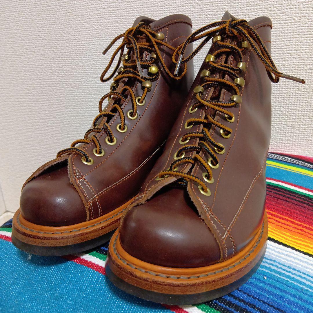 LONE WOLF BOOT ワイヤーマン★25㌢★ロンウルフ★高級ガラスレザー